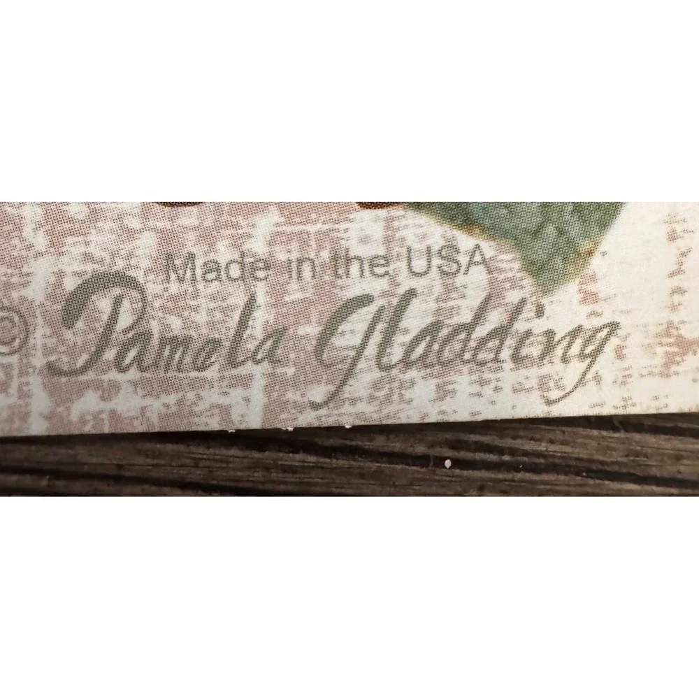 Pamela Gladding Y2K Rustic Fruit Placemats‎ Set of 2 Apple Pear Grapes Made USA